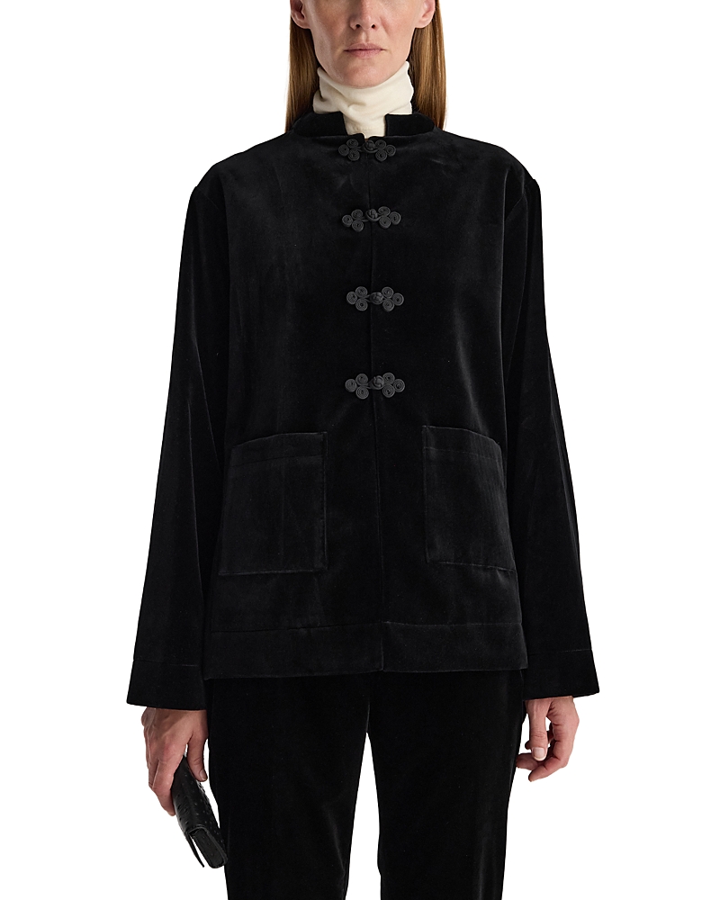 Rohe Cotton Velvet Pankou Closure Jacket