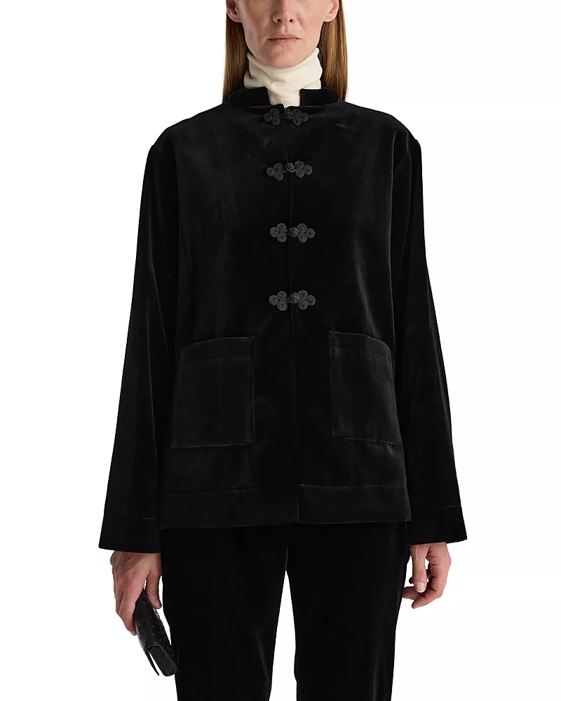 Rohe Cotton Velvet Pankou Closure Jacket