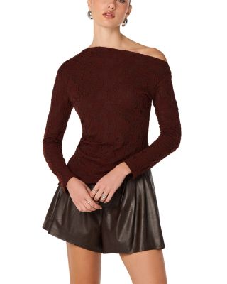 Miah Asymmetric Neck Top