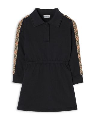 Girls' Alina Check Trim Cotton Polo Shirt Dress - Little Kid, Big Kid