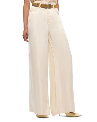 Pinko Porta Twill Wide Leg Pants