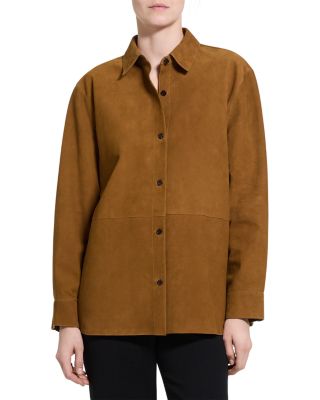 Suede Shirt Jacket