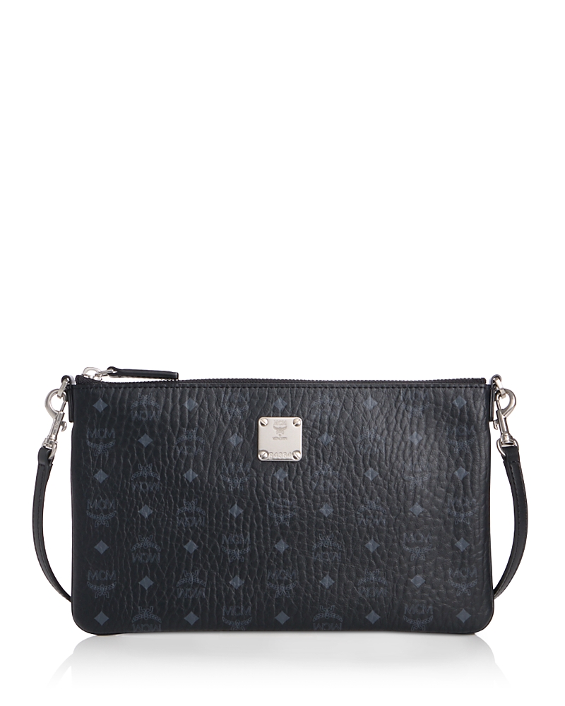 Mcm Aren Visetos Small Crossbody Pouch Bag