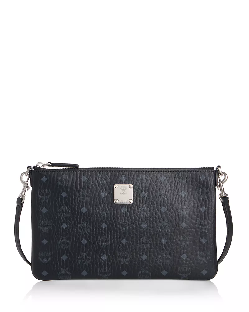 Mcm Aren Visetos Small Crossbody Pouch Bag