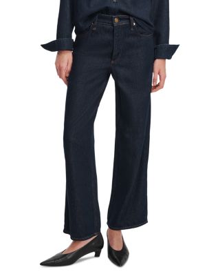 Featherweight Andi Ankle Wide Leg Jeans in Dark Rinse