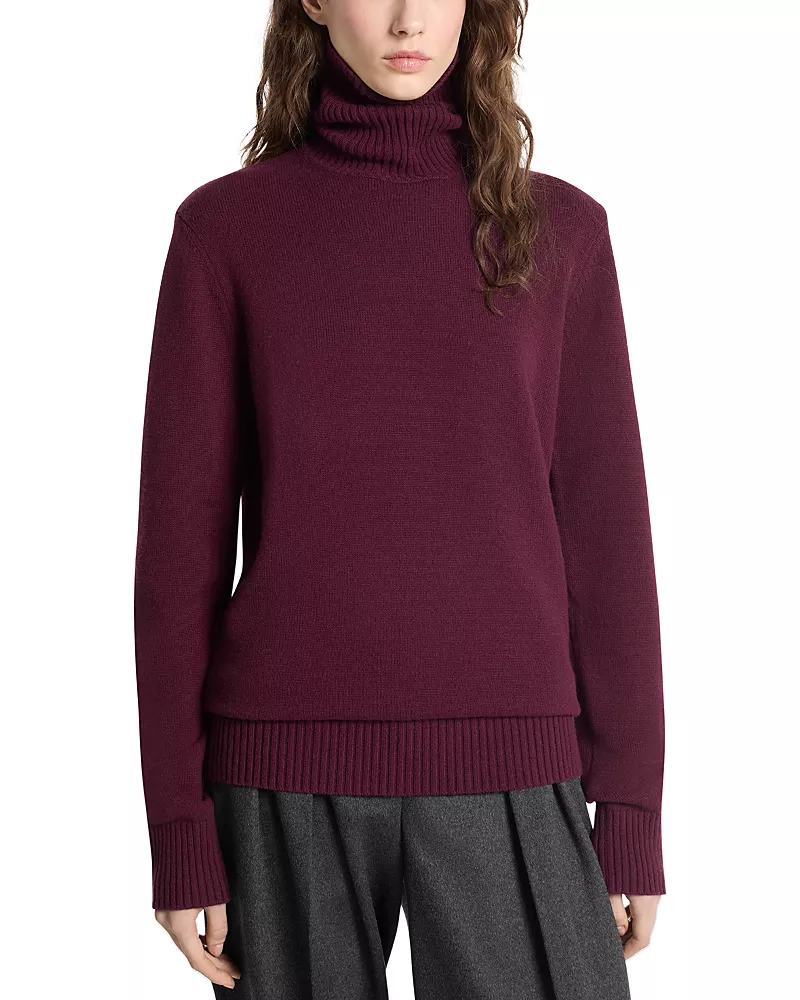 Michael Kors Collection Joan Turtleneck Cashmere Long Sleeve Sweater