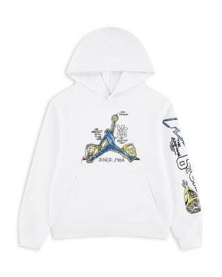 Boys' Detail Bling Ring Pullover Hoodie - Big Kid