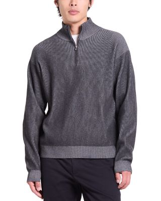 Mock Neck Quarter Zip Sweater