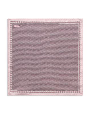 Geometric Silk Twill Pocket Square