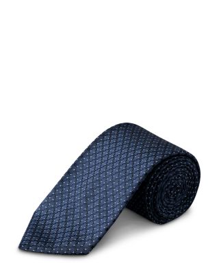 Geometric Woven Silk Tie