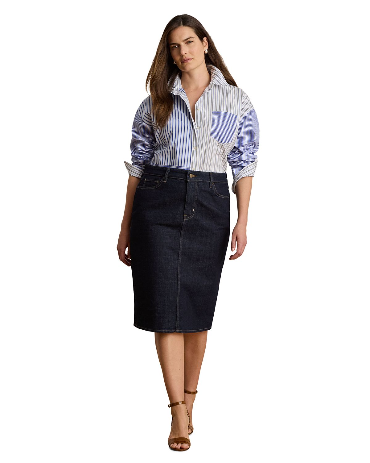Denim Pencil Skirt thumbnail 10