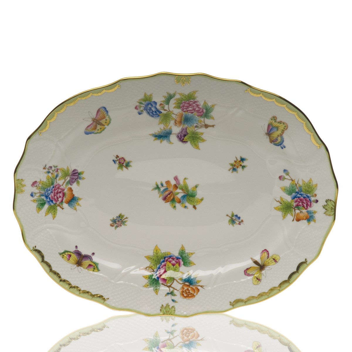 Herend Queen Victoria Large Platter in Multicolor