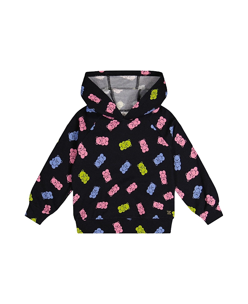 Deux par Deux Girls' Gummy Bears Raglan Sleeves Hoodie - Big Kid