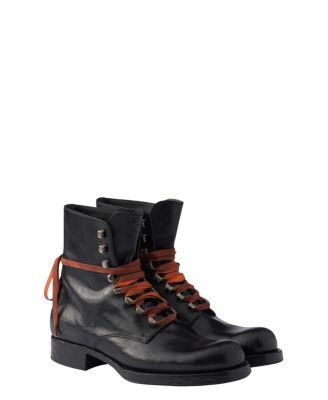  Men's Leather Laced Booties