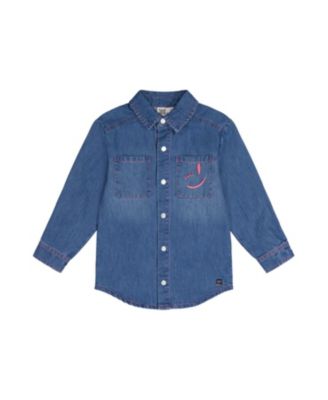 Girls' Ivy Classic Relaxed Timeless Denim Shirt - Big Kid
