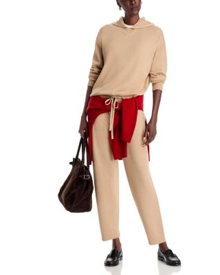 Wool & Cashmere Hooded Pullover Sweater & Jogger Pants