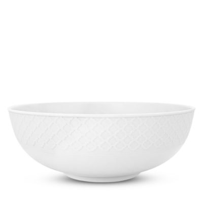 Empire White Serving Bowl