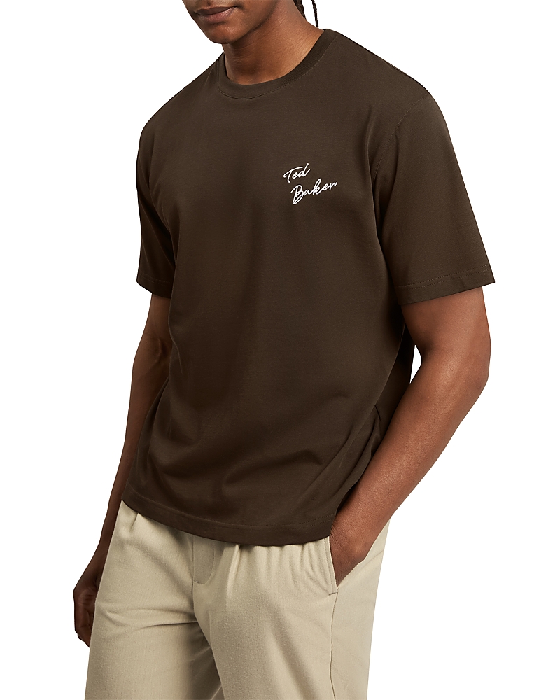 Ted Baker Mayllon Short Sleeve Graphic Relaxed Tee