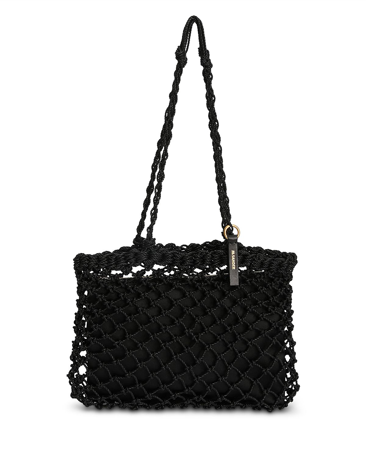 Jil Sander Tangle Crochet Shoulder Bag