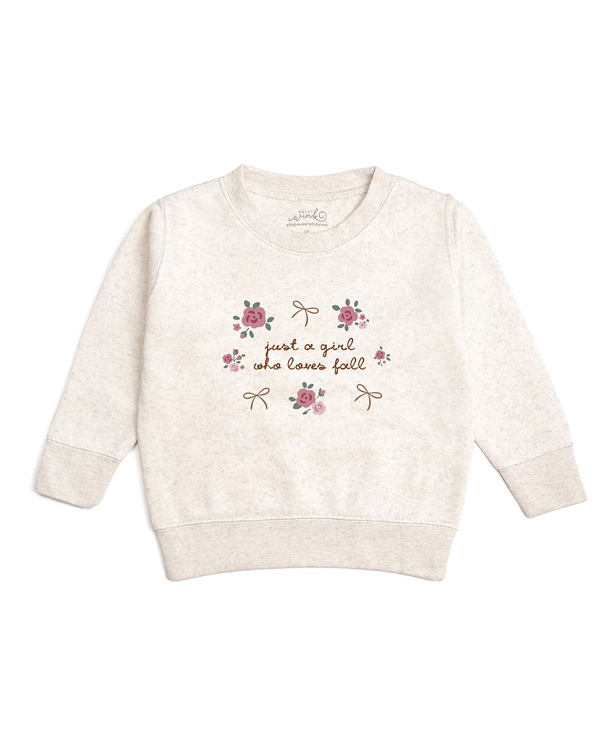 Sweet Wink Girls' Just A Fall Girl Sweatshirt - Baby, Little Kid