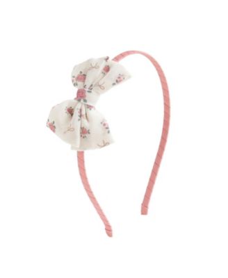 Girls' Coquette Rose Tulle Bow Headband - Little Kid, Big Kid