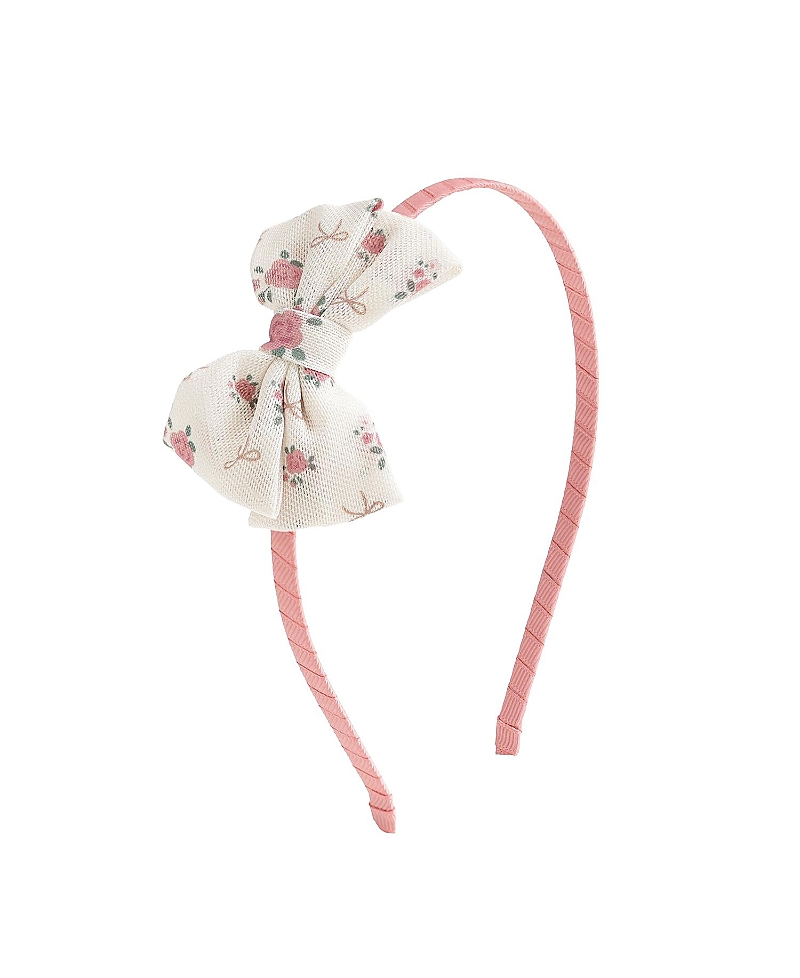 Sweet Wink Girls' Coquette Rose Tulle Bow Headband - Little Kid, Big Kid