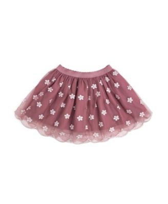 Girls' Berry Floral Embroidered Tutu Skirt - Baby, Little Kid, Big Kid