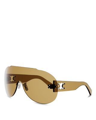 Openwork Triomphe Mask Sunglasses, 152mm