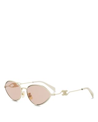 Bordeaux Oval Sunglasses, 58mm