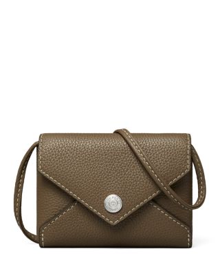 Leather Crossbody Card Case