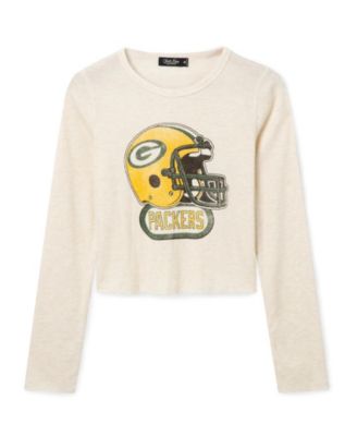  Women's NFL Green Bay Packers Helmet Crop Thermal