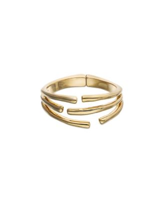   Gold-Plated Bracelet in the Shape of Several Tubes
