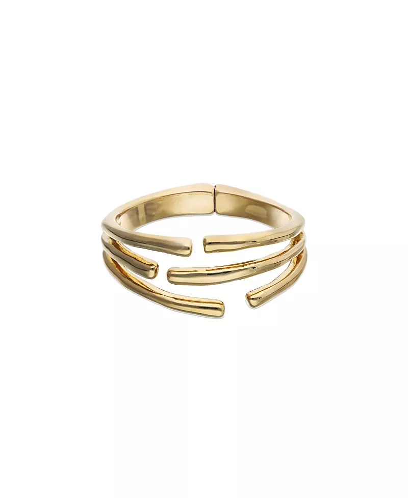 UNOde50 Gold-Plated Bracelet in the Shape of Several Tubes