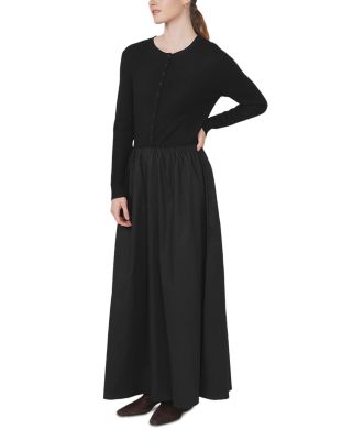Mixed Media Maxi Dress - thumbnail 4