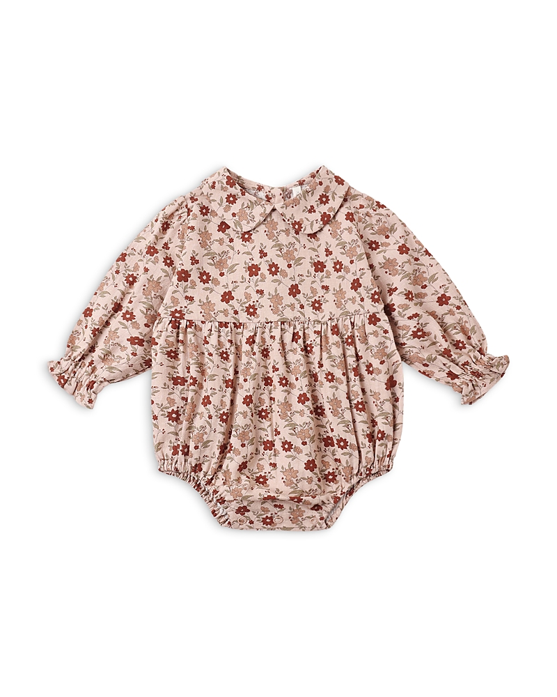 Rylee & Cru Girls' Cora Floral Print Romper - Baby