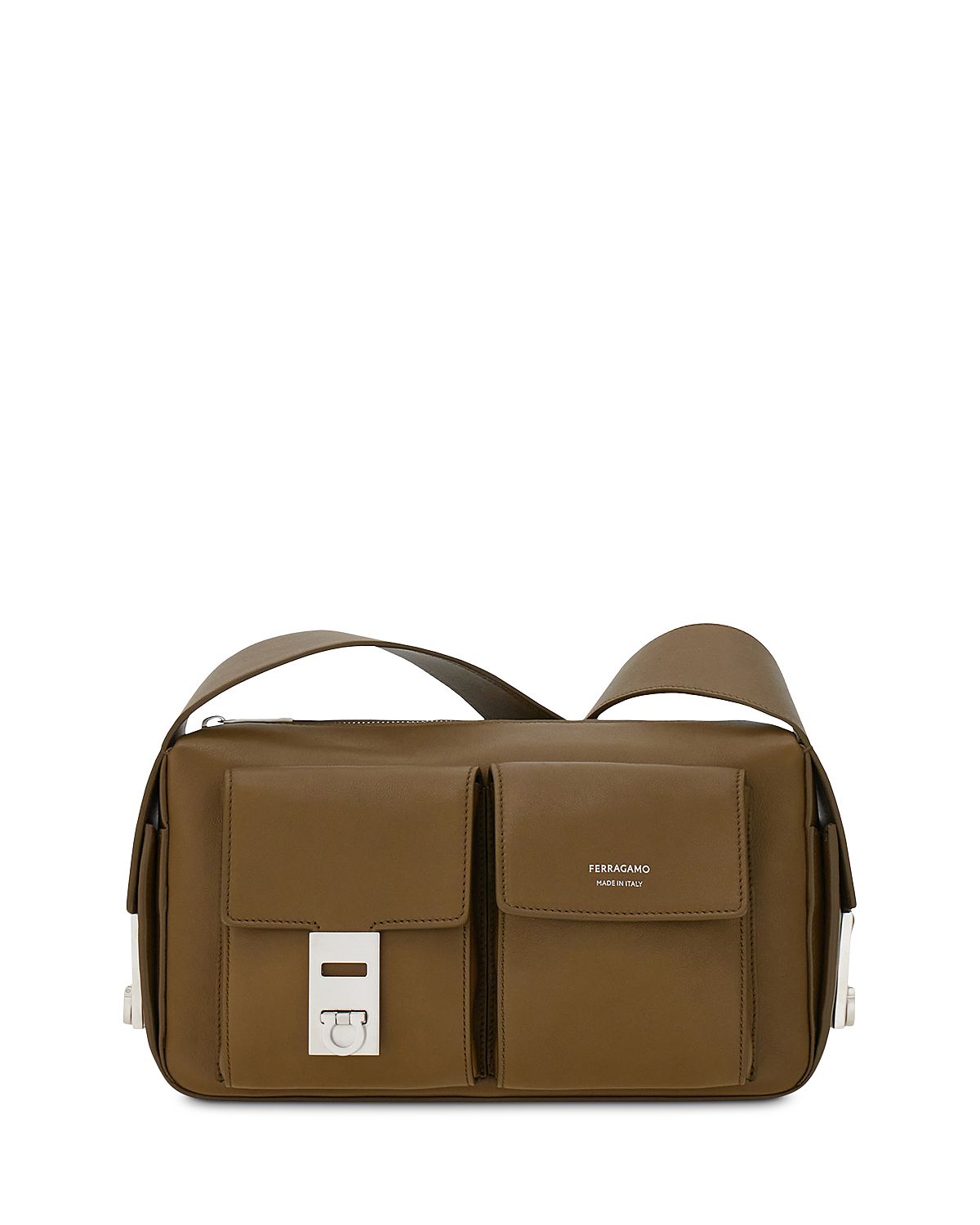 Ferragamo Hug Utility Leather Crossbody