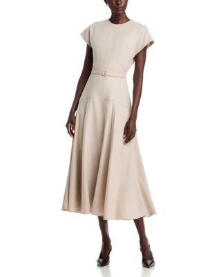 Dopala Melange Belted Dress