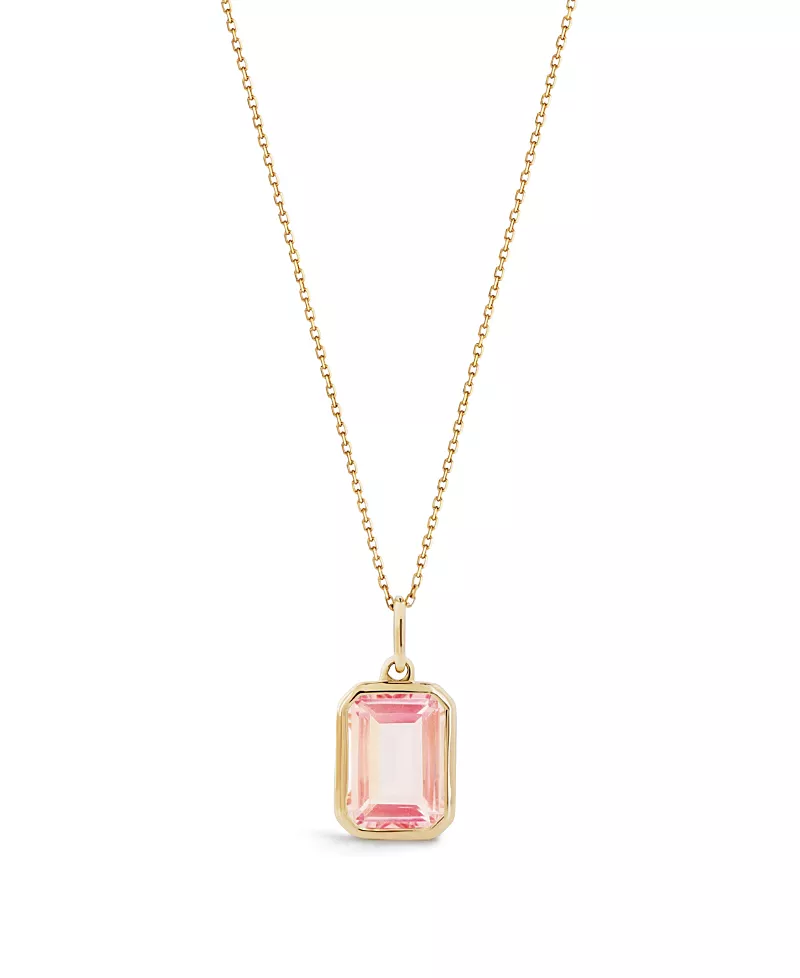 Ana Luisa Solid Yellow Gold Spritz Necklace