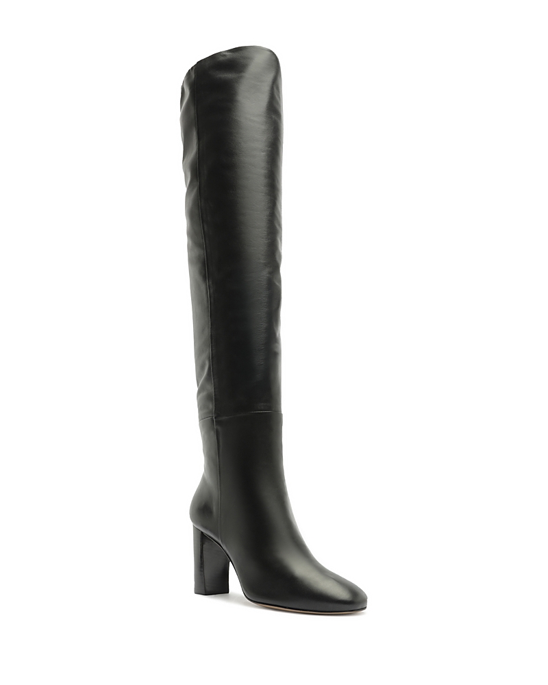 Alexandre Birman Women's Anna Slouch 70 Leather Over the Knee Boots