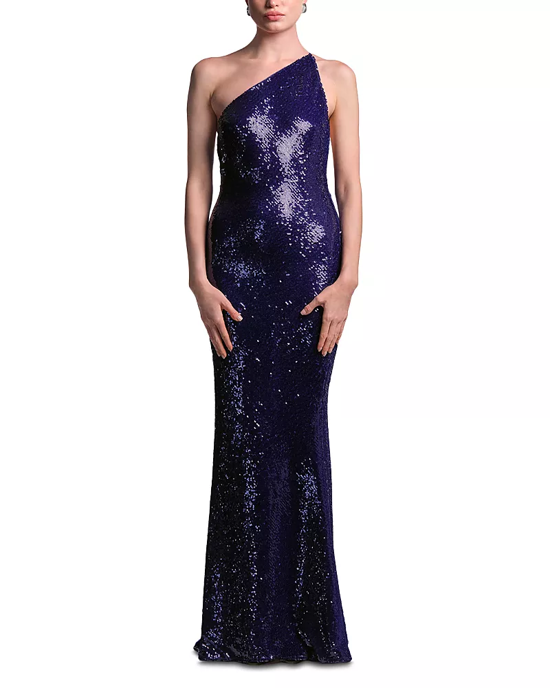 Bcbgmaxazria Estelle One Shoulder Gown