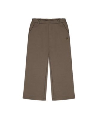 Girls' Gabardine Elastic Waist Flare Pants - Little Kid