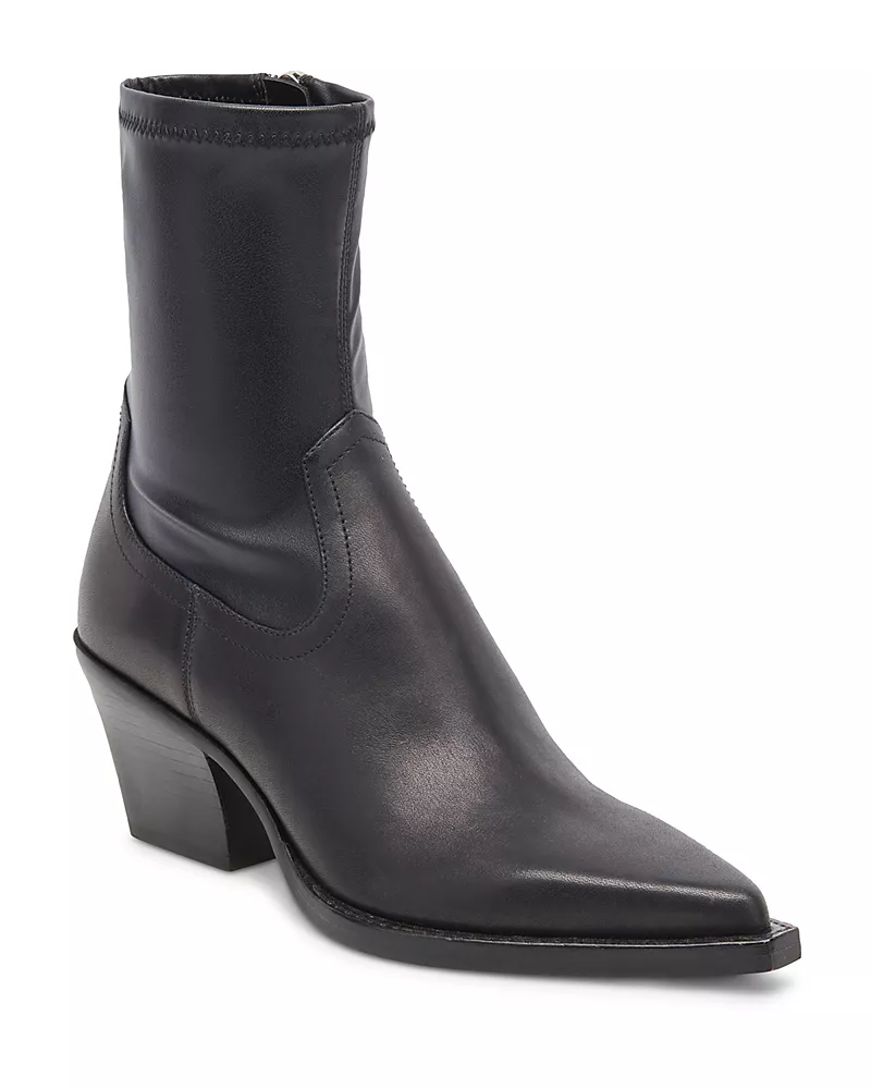 Dolce Vita Women's Rutger Stretch Leather Ankle Boots