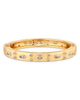 Capucine De Wulf Maharani Cubic Zirconia Bangle Bracelet
