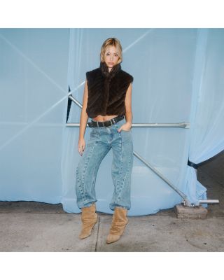 Faux Fur Vest - thumbnail 2