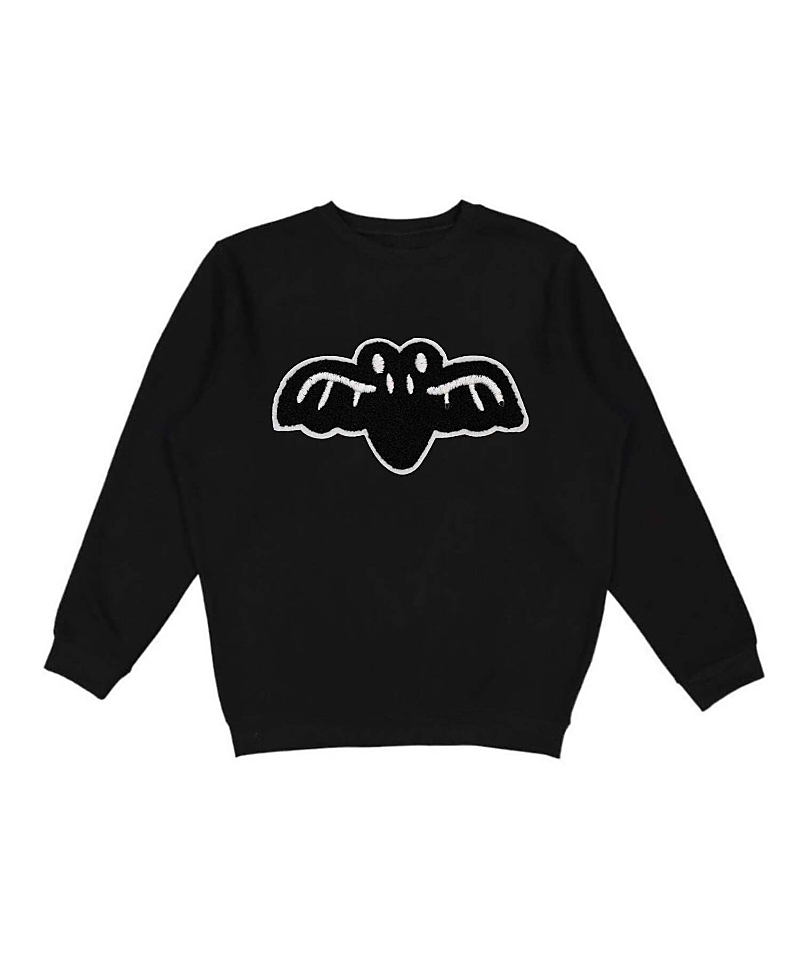 Sweet Wink Boys' Bat Patch Halloween Sweatshirt - Little Kid, Big Kid