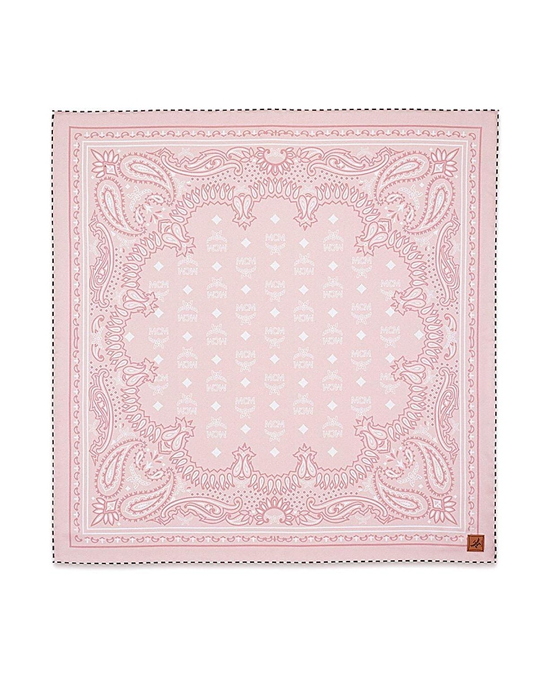 Mcm Paisley Cotton-Silk Scarf