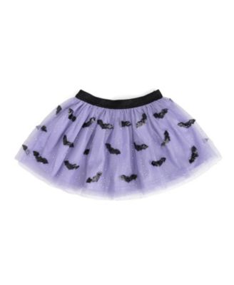 Sweet Wink Girls' Sequin Bat Halloween Tutu Skirt - Baby, Little Kid, Big Kid