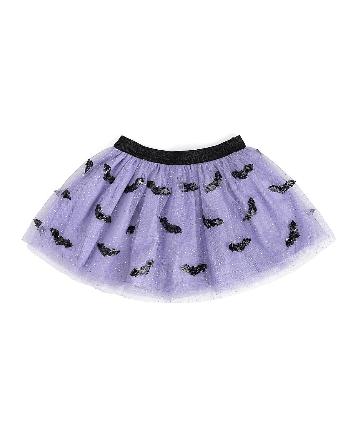 Sweet Wink Girls' Sequin Bat Halloween Tutu Skirt - Baby, Little Kid, Big Kid