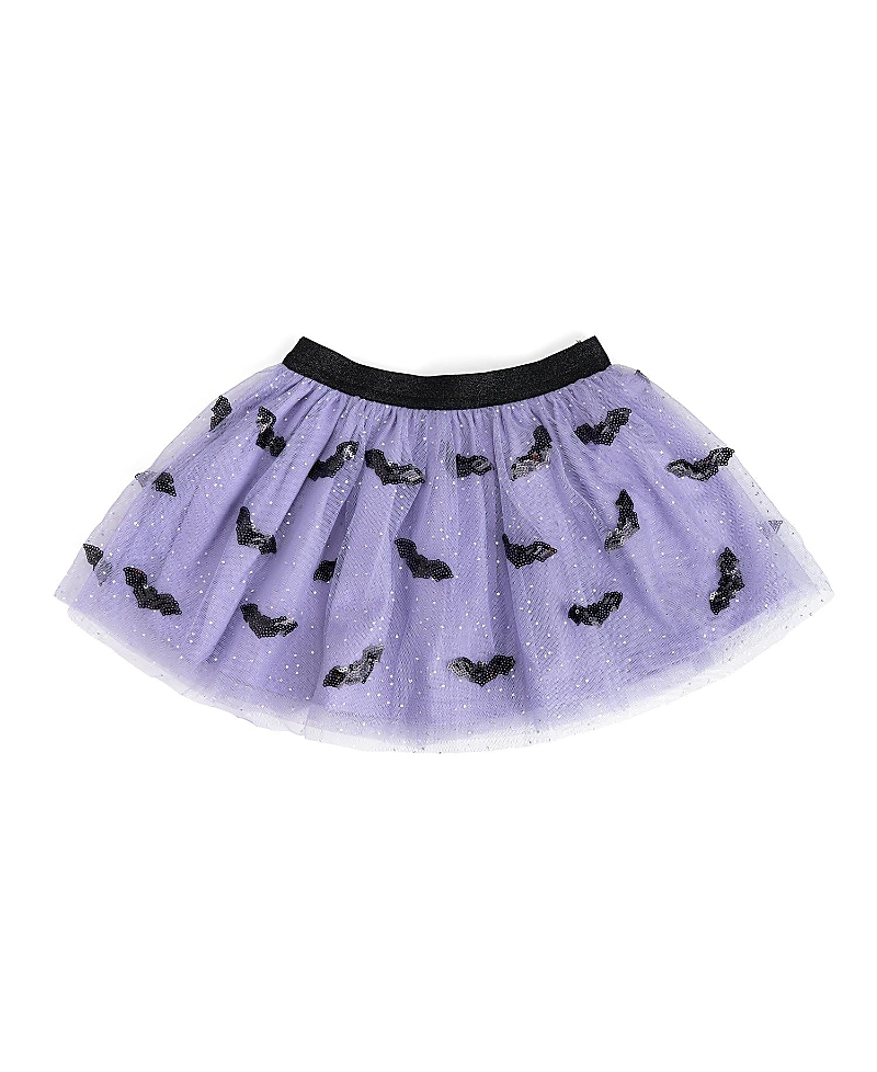 Sweet Wink Girls' Sequin Bat Halloween Tutu Skirt - Baby, Little Kid, Big Kid