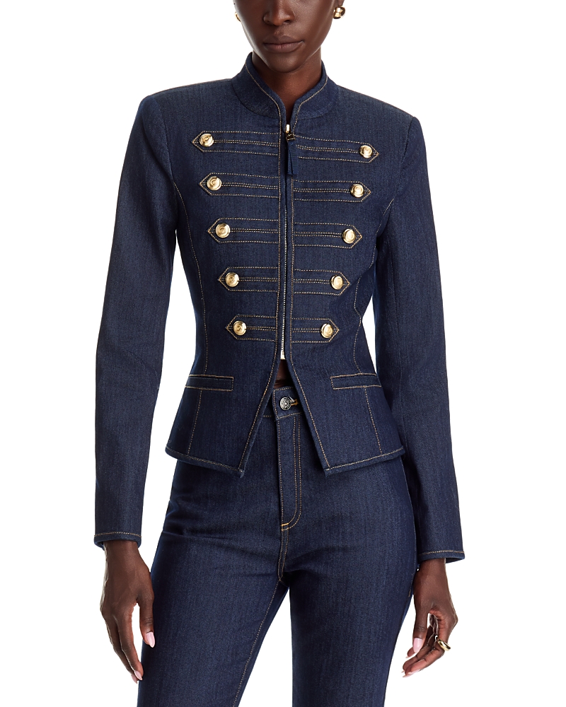 Cinq a Sept Abbott Zip Front Band Jacket